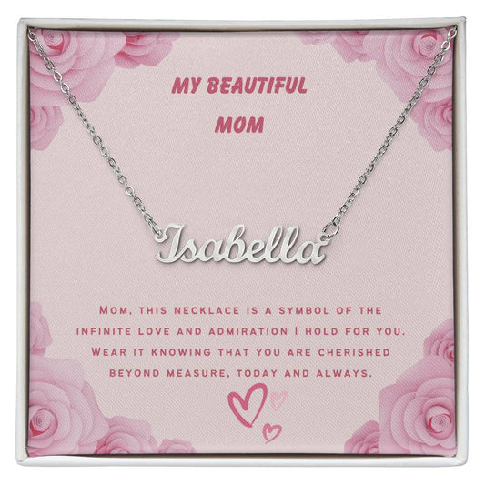 Mom's Personalized Name Necklace